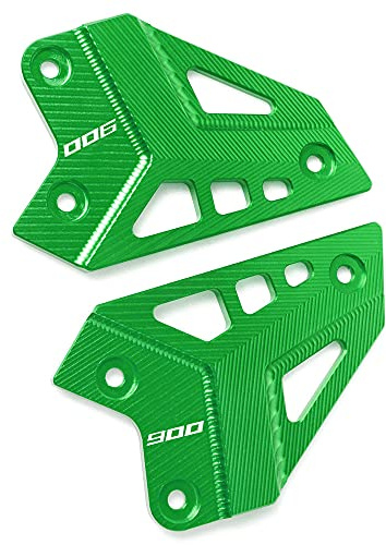 Z900 Fußrasten Set Fussrasten CNC Aluminum Halter Fußstütze Fußnägel Protector für Z900 2017 2018 2019 2020 2021 2022 2023 2024 2025 Grün