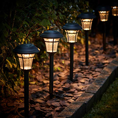 Lights4fun 6-pack LED solcellslampor solbelysning varmvit