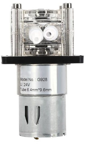 Bomba peristáltica de flujo grande 500 ml/min, bomba dosificadora G928 para laboratorios y acuarios, bomba de líquido peristáltica con alto caudal, 24 V | Bomba Peristáltica de Flujo Grande 500ml/min, Bomba Dosificadora G928 para Laboratorios y Acuarios, Alto Caudal y Silenciosa