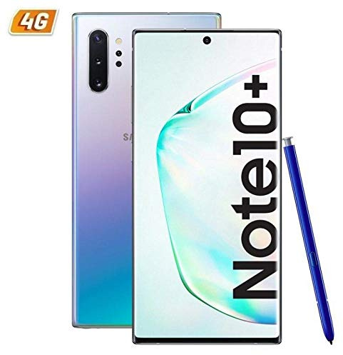 Samsung Smartphone cellulare Galaxy Note 10 Plus Aura Glow - 6,8 / 17,2 cm - CAM (12 + 16 + 12) / 10 MPX - OC - 256 GB - 12 GB RAM - 4 G - Dual