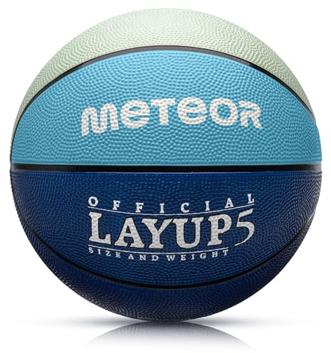 meteor Layup barn mini basket storlek #5 perfekt anpassad till ungdomens barns händer från 4–8 år gammal idealisk basket för träning mjuk basket med en halkfri yta