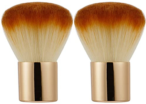 RN BEAUTY 2pcs Kabuki Makeup Brushes Powder Foundation Brush Blush Brush