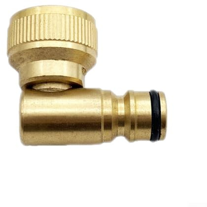 Codo giratorio de carrete de manguera, conector rápido para enchufe Hoselock de 3/4 pulgadas para BSP hembra para mangueras y grifos de jardín al aire libre, conector de grifo de manguera