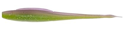 ZECK - Angelköder, Kunstköder, Gummifisch - BA Shaky Stick | 10cm - VIO Greenie DLX | 7 STK.