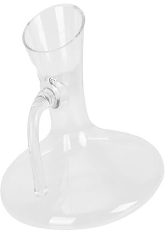 OFFSCH Decantador De Vidrio Para Vino Tinto Grande Borde Pulido y Diseño Práctico Rápido, Dispensador Casero Adecuado Para Cata y Servicio Hogar o Restaurante