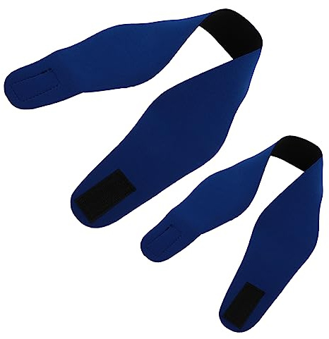 GOOHOCHY 2pcs Neoprene Swimming Headband Adjustable Ears for Boy Girl Adults for Diving Yoga and Water Sports Lightweight and