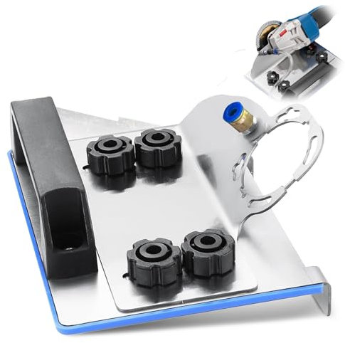 Bettinay Angle Grinder Attachments, 45 Degree Chamfer Cutting Stand Tool for 100-Type Angle Grinders