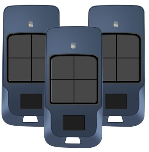 4 Tasti Telecomando Cancello per Mitto 2, Telecomando 433,92 MHz 4 canali, telecomando Compatibile con Mitto Cool C2, MITTO COOL C4, MITTO 4 (Set di 3)