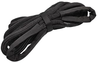 Cuerda de recuperación cinética todoterreno de 40 mm x 9 m, resistente, 35000 kg, cuerda de remolque de fuerza de alta resistencia (grillete suave de 24 toneladas)