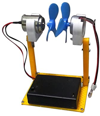 Kuntesetty Mini Generador Eólico Kit de Generador de Viento Motor para Turbinas Modelo de Mini Turbina Juguete de Inteligencia para Adecuado para Experimen, Multicolor, F