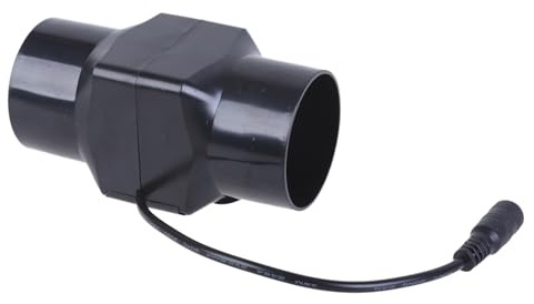 Ventilador de conducto potente en línea, extractor de 12 V, 6 W, ventilador de canal, 50 mm, tubo de escape para taller, tienda de sótano, cuarto de baño