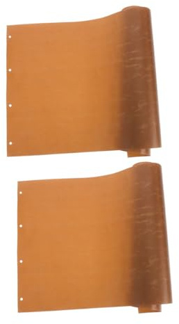 Pala Pizza Scorrevole 2pezzi ad Alta Temperatura Marrone | Telo Sostitutivo Antiaderente, per Forno Pizza, Trasferimento Facile, Accessori Resistenti al Calore