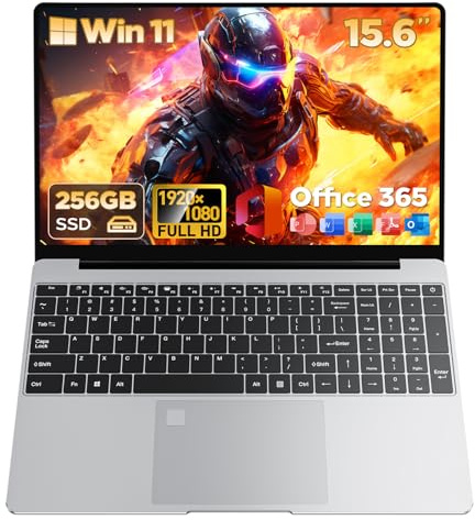 2026 Latest 15.6'' Laptop Computer Windows 11, 8GB RAM 256GB SSD Laptop,32GB+1TB Expandable, Pentium 6500y Processor (Up to 3.4GHz), 1080P FHD IPS, Backlit Keyboard, USB3.0, Mini-HDMI, WiFi5, BT6