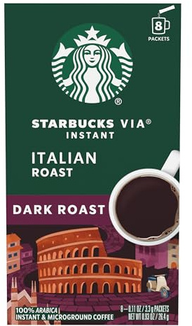 Ready Brew Italian Roast Coffee, 3.3 grams, 8/BX