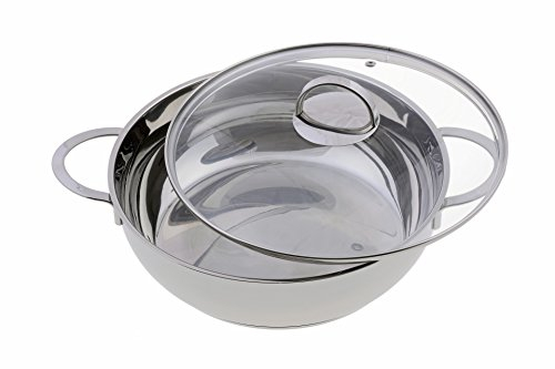 GRÄWE Bratpfanne/Servierpfanne 28 cm mit Glasdeckel