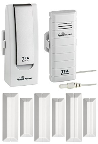 WeatherHub SmartHome Haus-Überwachungsset TFA 31.4002.02.TF Tür und Fensteralarm Überwachungsgerät