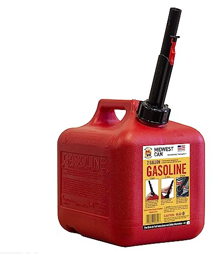 Quick-Flow Spout Midwest Can 2310 Benzinkanister mit automatischer Abschaltung, 2 Liter