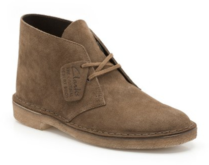 Clarks Män stövlar öken, - Brun mocka 26155485 - 46 EU