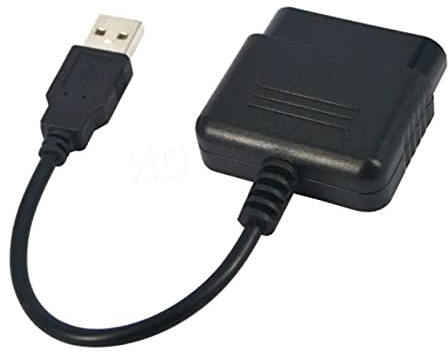 kkhouse Cable convertidor adaptador USB para controlador de juegos para PS2 a PS3, accesorios de videojuegos