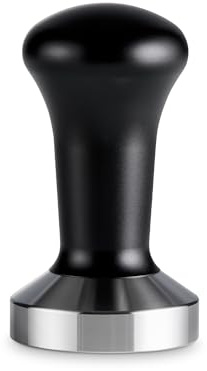 Tchibo Tamper, für Siebträger Espressomaschine, Espresso-Tamper zum Verdichten von Kaffeemehl, für Siebträger mit 51mm, spülmaschinengeeignet, rostfreier Edelstahl
