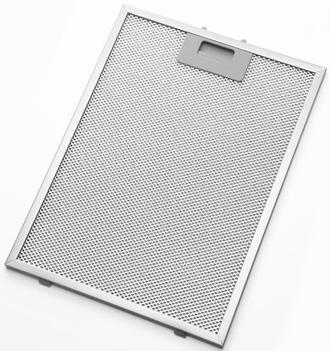 Svoyon Premium köksfläktar, fettfilter, metallfilter, kompatibelt med bubbelpool, AKR648, Ariston KBA90IX, CM91CF, HP114 (rektangulär, 320 x 259 x 9 mm)