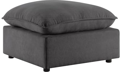 VANOMi Modular Ottoman Stool, Cube Footrest Replacement for Sectional Sofa, Upholstered Ottoman Seat