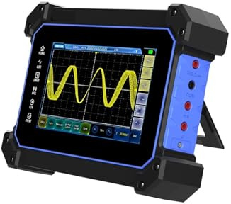USKI Osciloscopio Digital con Pantalla táctil TO1112D, 2 Canales, 110MHz, osciloscopios USB portátiles, multímetro de Fuente de señal(TO1112C)