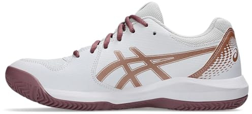 ASICS 1042A241-103 Gel-Dedicate 8 Padel Damen White/Dark UBE EU 39