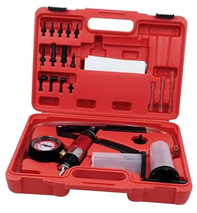 SEWOART Kit De Purge Pompe À Vide Manuelle Manomètre Outil À Vapeur Portable Compatibilité Véhicule