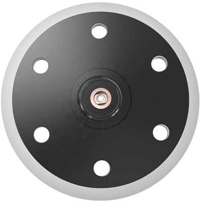 MAXXT Disques de ponceuse monobloc en polyuréthane blanc de 225 mm avec 6 trous – Compatible avec MAXXT R7202 et ponceuse murale électrique pliable R7202-F
