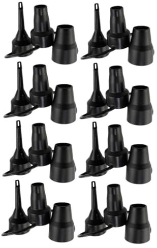 BIUDECO 8pcs Replacement Nozzles for Inflatable and Mattress Pump Versatile Adapters for Air Pump Compact and Portable Inflating for Pools