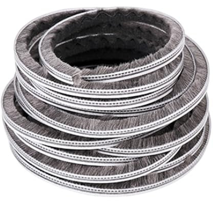 Eleeonora Joints de Portes et fenêtres,Joint Porte Fenêtre Isolant Froid et Phonique,Joint Brosse Porte,Étanche à la poussière,Anti-Collision,20 Mètres,pour fenêtres,Portes coulissantes armoires