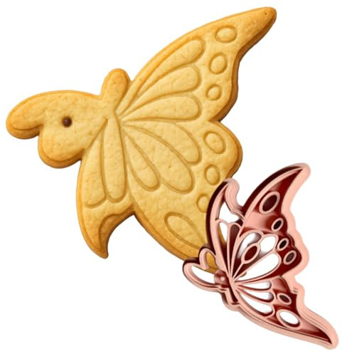 Tagliabiscotti Farfalla 9,8x6,8 cm – Stampino per Biscotti a Tema Primavera in PLA Stampato in 3D – Decorazioni Dolci Handmade - Instile3D