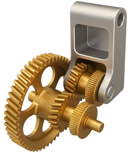 TronicXL Extruder Gear passend für Bambulab 3D-Drucker Bambu Lab P1S P1P X1C gehärtet RNC Nano-beschichtetes Extruder-Zahnrad