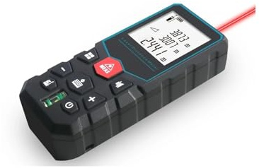 Mètre ruban laser/r X5 40 m, télémètre laser/r, roulette haute précision, fonctions de mesure multiples, règle électronique(60m)
