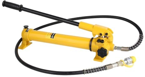 Hydraulische Handpumpe, Hydraulische Handpumpe CP-700, manuell, 700 Bar (10.000 Psi), 350 CC, Öl, 4 Fuß Schlauch, gelb