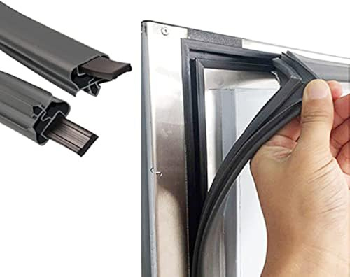 NBEST Joint d'Étanchéité Magnétique Universel pour Réfrigérateur Congélateur,Personnalisé en différentes Tailles,Noir