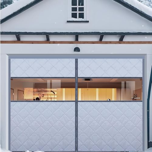 Garage Rideau De Porte Magnétique À Isolation Thermique Rideau De Porte Isolant Au Froid Isolation Phonique D'écran Adapté Aux Animaux Domestiques Auto(Grays,W198xH213cm)