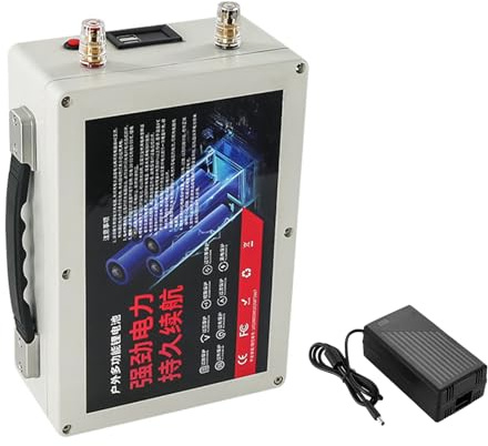 JCXYL EV Batería de Litio Recargable de 12 V, 12 V, 100 Ah, 10 Ah, 15 Ah, 20 Ah, 30 Ah, 40 Ah, 50 Ah, 60 Ah, 80 Ah, Paquete de baterías de Litio de Gran Capacidad,12v 80ah