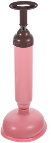 IWOWHERO Stantuffo a Ventosa per WC e Lavandino, Strumento per Stura Water Forte Aspirazione, Accessorio per Pulizia Scarichi Bagno e Cucina, Compatto in PVC e Acciaio Inox