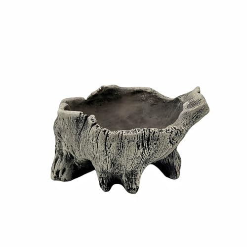 Kaeltsyn Künstliches Treibholz Pflanzgefäß Skulptur Sukkulenten Blumentöpfe Imitation Holzflor Poröser Bonsais Baum Pflanze Dekor Sukkulenten Blume