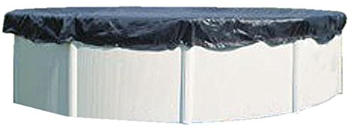Gre CIPR241 - Copertura invernale per piscine rotonde del diametro di 240 cm, 120 g/m2. Copertura per piscine per proteggere l'acqua della piscina.