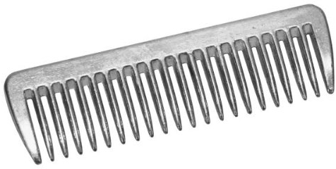 Kerbl Mähnenverziehkamm aus Metall