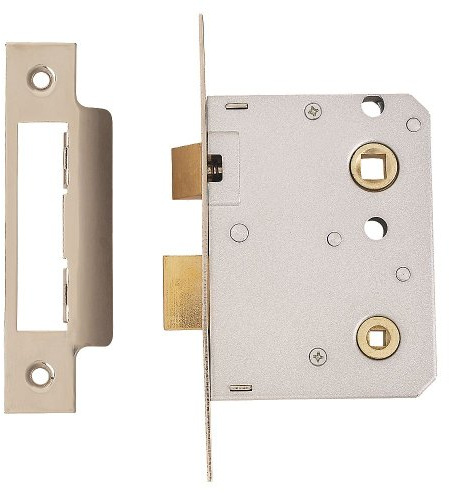 ERA 343-61 3-inch 76mm Bathroom Sashlock with Chrome Effect