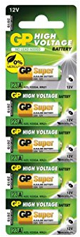 12V (23A) alkaline battery - 5 pieces on a blister