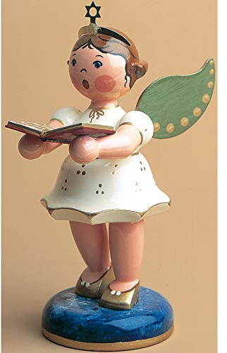 Hubrig Volkskunst Engel Gesangbuch * Höhe 16cm