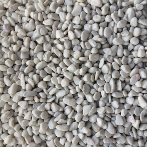 Finest-Filters Akvarieakvarium grus i flera färger och 2 kg, 10 kg, 20 kg och 40 kg påsar. (vit, 2 kg)