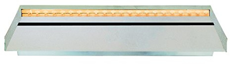 Heissner Überlaufkante mit LED Licht, Edelstahl 30cm W483-00