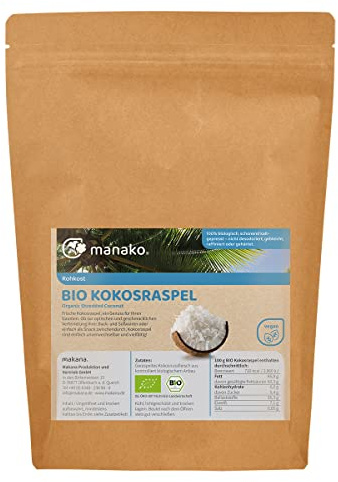 manako BIO Kokosraspel, 500 g Beutel