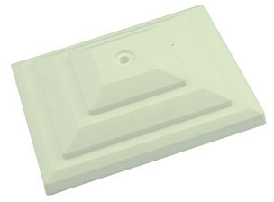 Proops Linic UK Made 4 x 3 Plastic Fence Post Cap (100mm x 75mm) x 30. (GT0057) Free UK Postage (White)